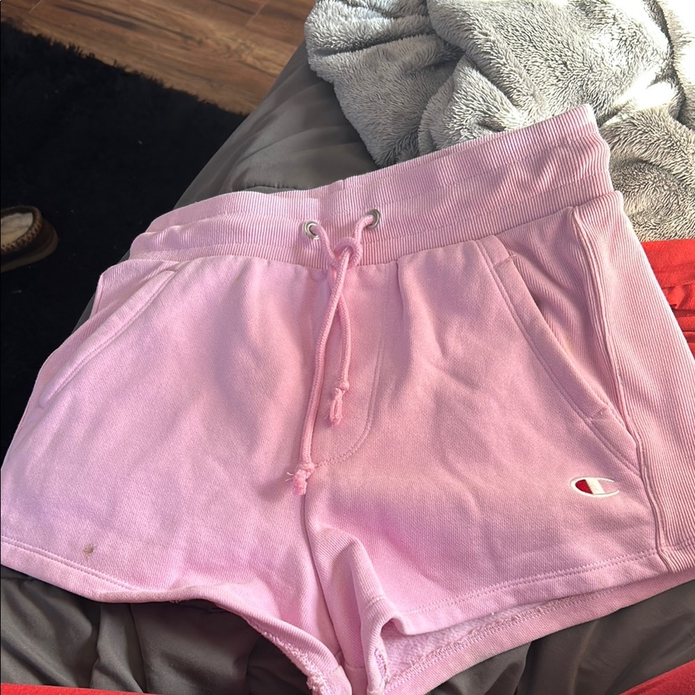 Champion Pink Drawstring Shorts